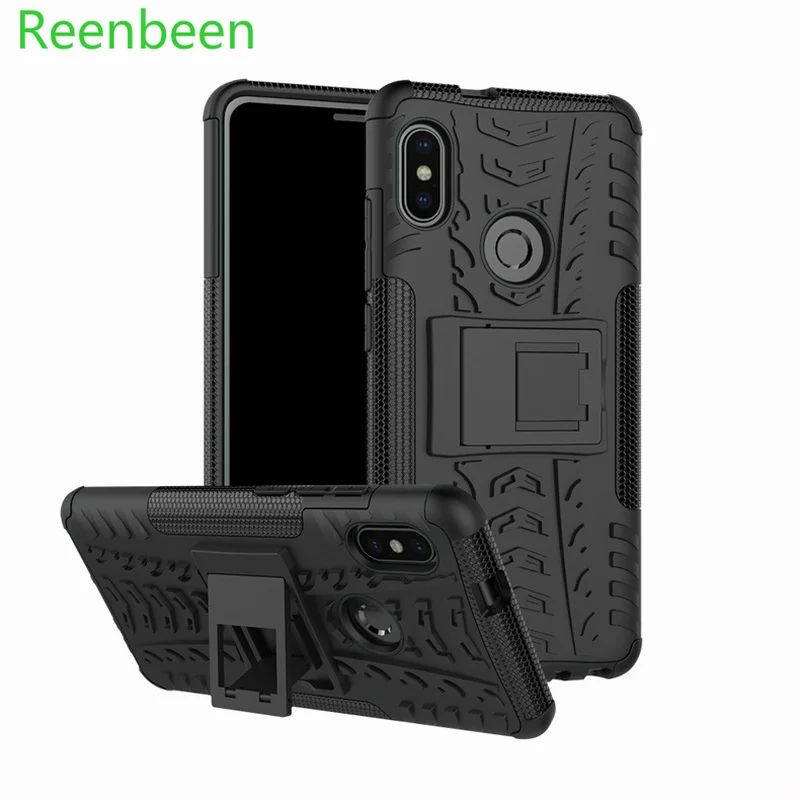 Luxury Armor Shockproof Case For Xiaomi Redmi GO Note 7 Pro 5 Plus Soft Cover 6 8 9 SE Pocophone F1 Back |