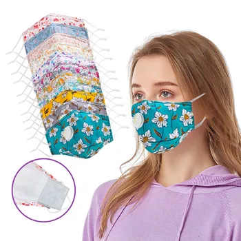 

1pc Dustproof Windproof PrintFace Care Reusable Washable Protect Face Cotton Breathing Outdoor Cycling Health Care Dropship