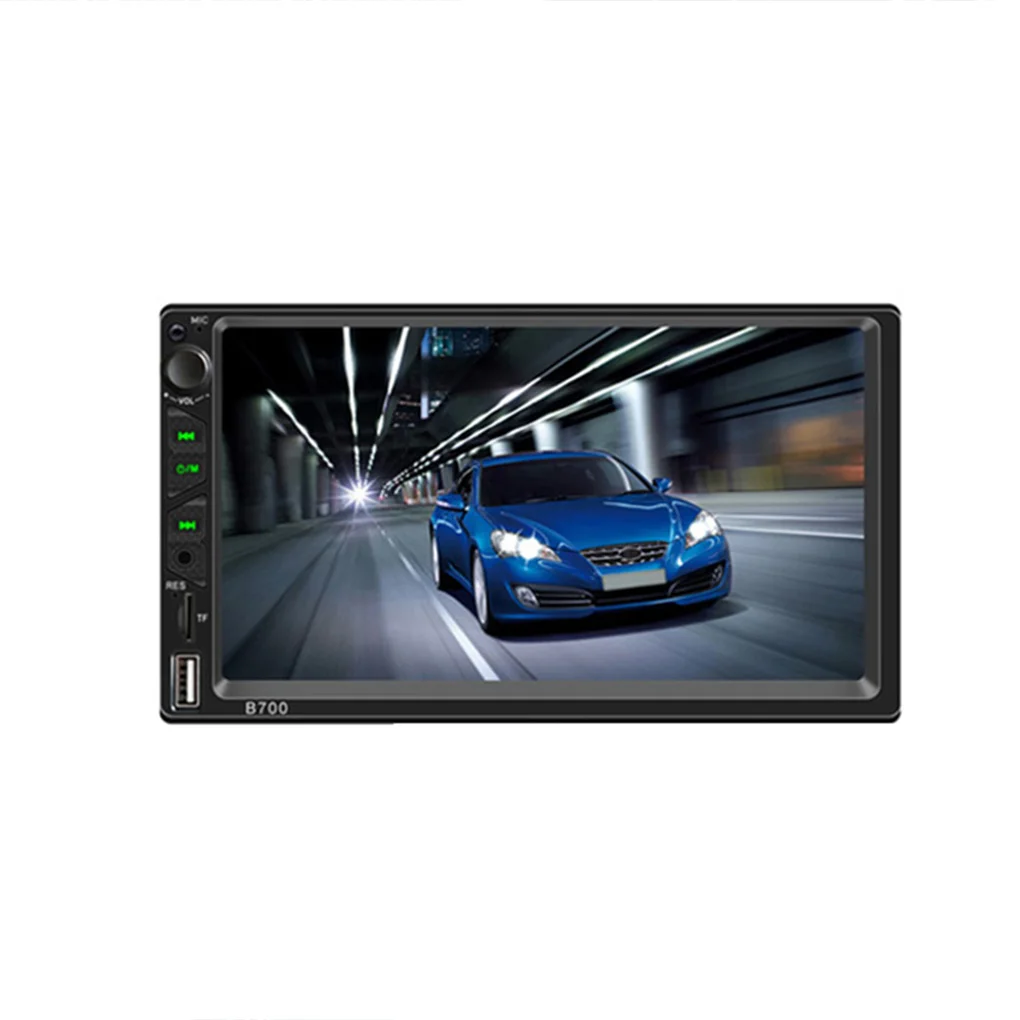 

7inch HD Car Stereon Radio Capacitive Touch Screen BT FM USB MP5 Player Phone Link + Free Camera