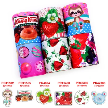 

free shipping characters printed grosgrain ribbon 38807