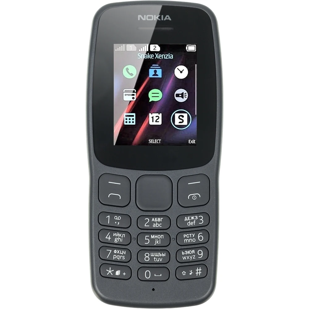 Мобильный телефон NOKIA 106, серый