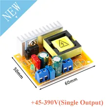  DC-DC High Voltage Capacitor Charging Step Up Boost Module DC 8-32V to 45V-390V ±45-390V Converter Board Adjustable Regulator 