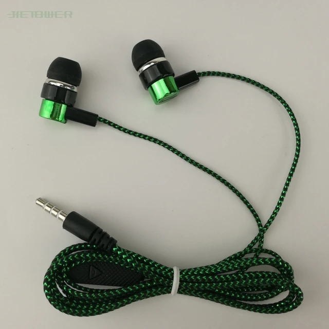 Buik Nadruk Vormen Common Cheap Serpentine Weave Braid Cable Headset Earphones Headphone  Earcup Direct Sales By Manufacturers Blue Green 100pcs - Earphones &  Headphones - AliExpress
