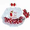 Newborn Baby Girl Clothes Infant Clothing Children's Baby Christmas Costumes Lace Romper Dress 1st Birthday Outfit Bebe Jumpsuit 6