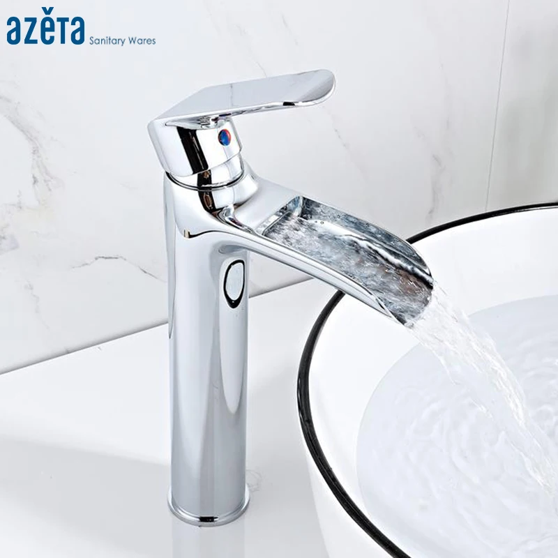 Смесители для раковины Azeta AT4206H современный хромированный кран ванной комнаты