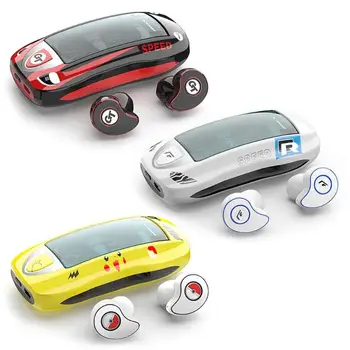 

Sports car TWS Bluetooth Wireless Earphone Mini Headset Automatic Pop up In ear Fashion Earbuds Sensitivity Frequency Response