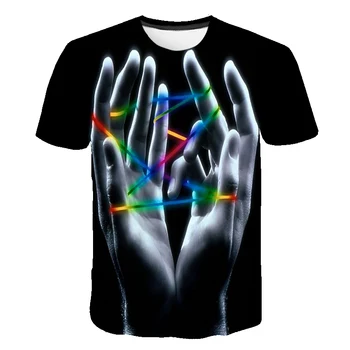 

Children's clothing summer new cartoon children's T-shirt 3d printed T-shirt children's cute funny T-shirt hip hop boys and girl