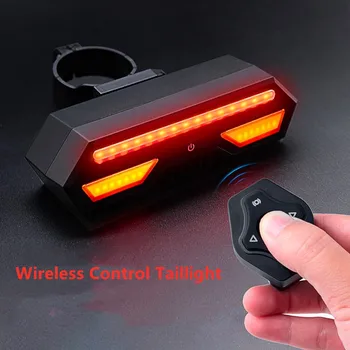 

WasaFire Wireless Remote Control Bike Turn Signal Bicycle Taillight Night Safety Waring Light USB Rechargeable Bike Turn Light