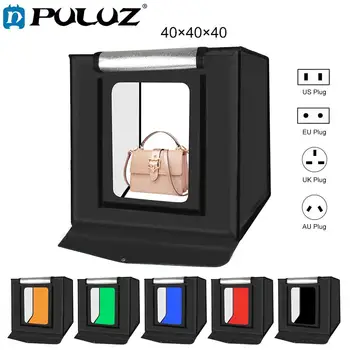 

PULUZ 40*40cm 16'' Mini Photo Studio Box Lightbox Photograghy Softbox Led Photo Lighting Studio Shooting Tent Box Kit Light box