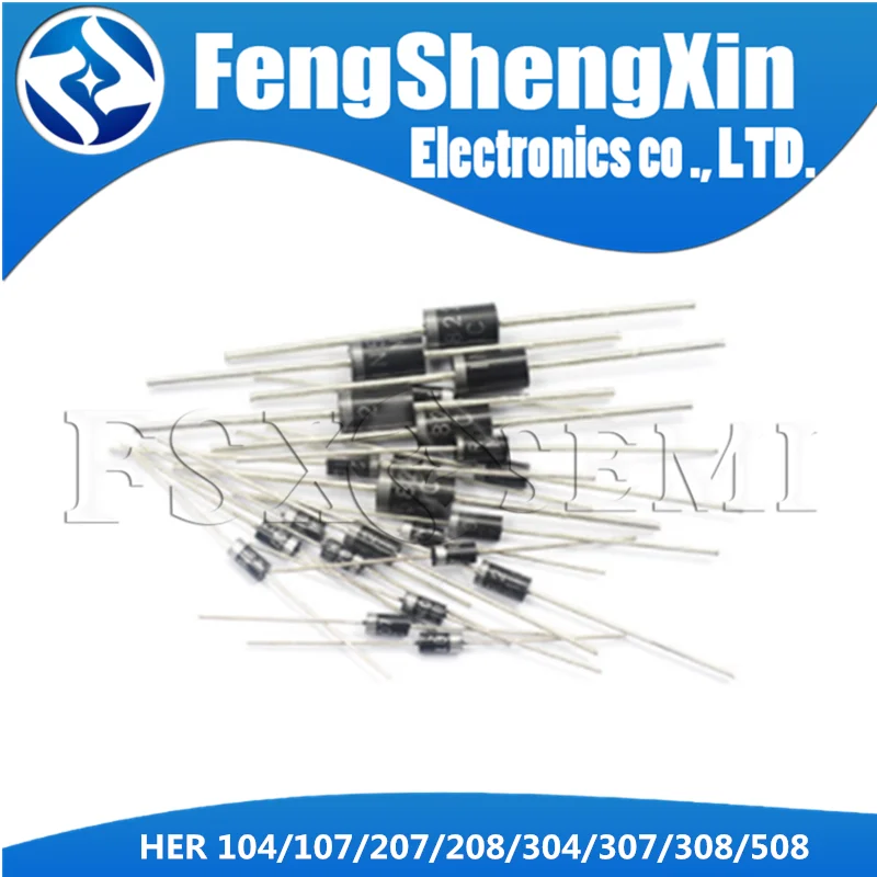 20pcs-HER104-HER107-HER207-HER208-HER304-HER307-HER308-HER508-super ...