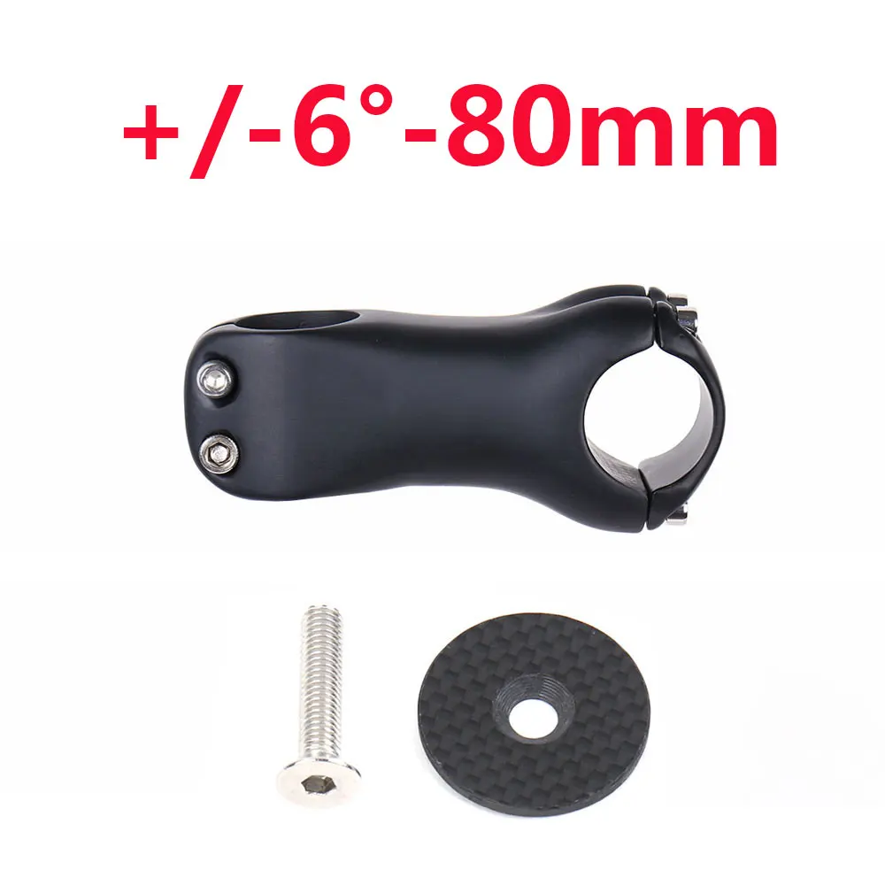 80mm-2102 ELITA ONE велосипедный стержень из углеродного волокна Roa/MTB велосипедный стержень для горного велосипеда углеродный стержень угол 6 градусов 70-130 мм UD матовый - Цвет: 80mm-2102