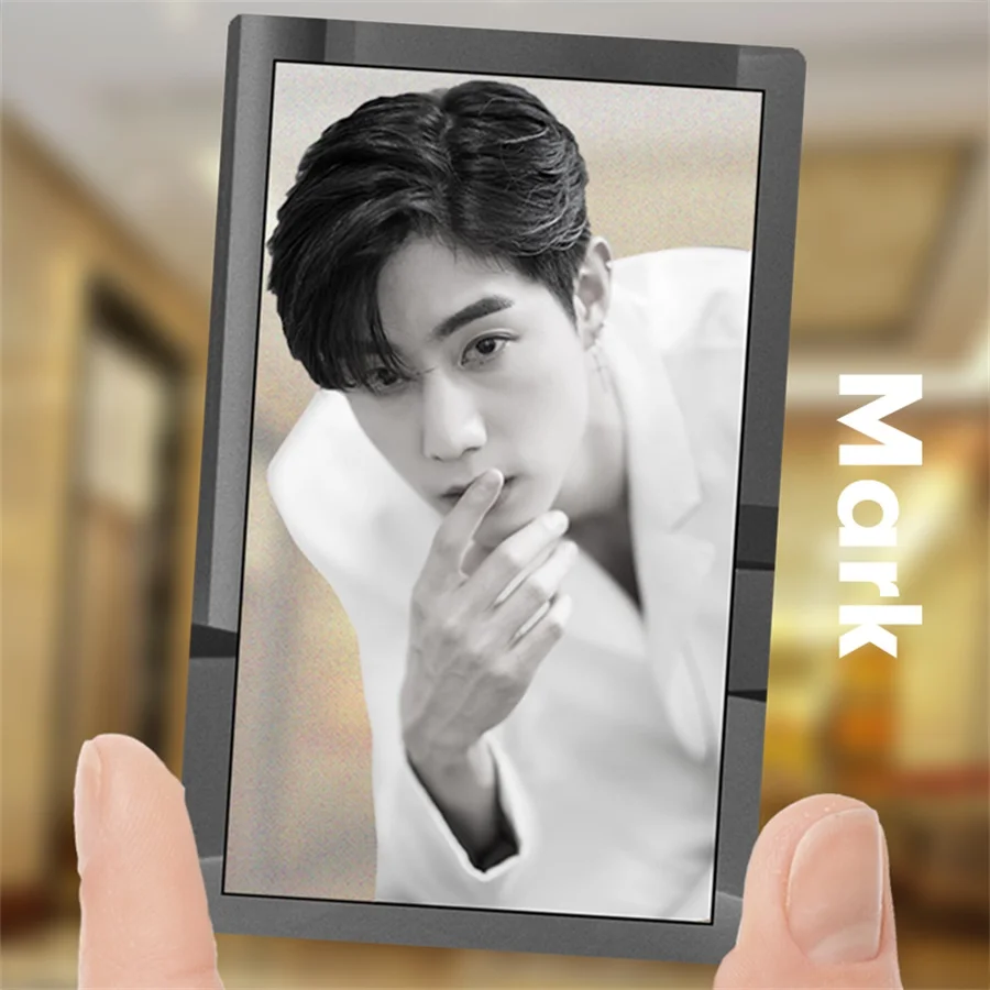 GOT7 членов ПВХ прозрачная фото карта вызов мое имя Джексон JB коллективные карты Kpop Bambam yugyyeom HD Фотокарта