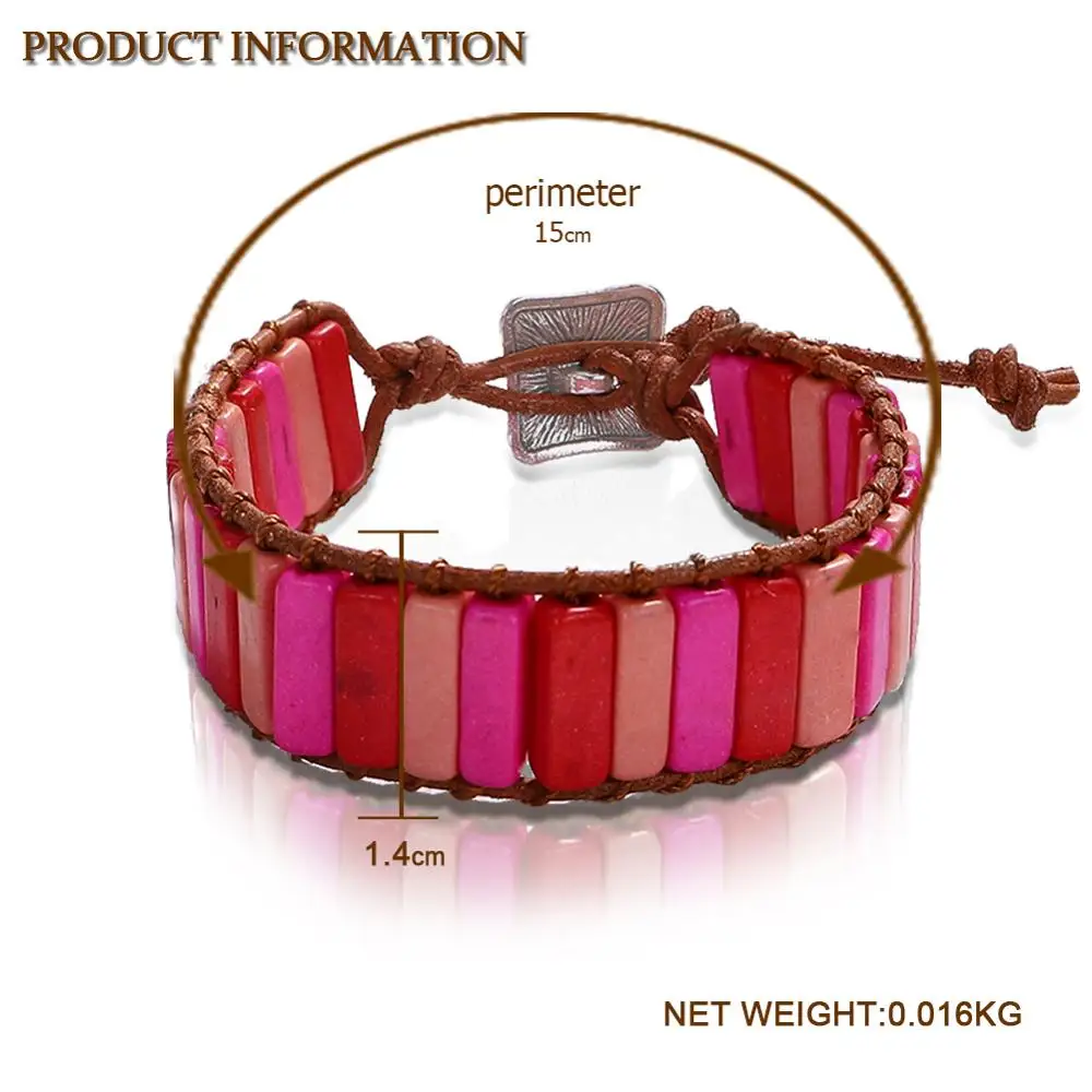 Dvacaman Браслет Чакра Ювелирные изделия ручной работы мульти цвет натуральный камень Бусины-трубки кожа обёрточная Бумага браслет Пара Браслеты Прямая поставка