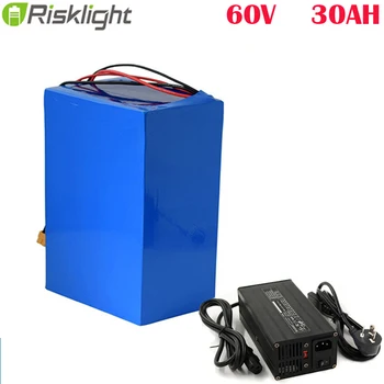 

60V 30ah Ebike Battery 60V Li-ion Battery Pack for Electric Bike Bicycle Scooter Fit for 1000W / 1500W / 2000W 3000w 2500w Motor