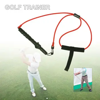 

Golf Club Trainging Aids Golf Swing Strength Trainer Action Correction Device 69cm Black Outdoor Golf Training Strong
