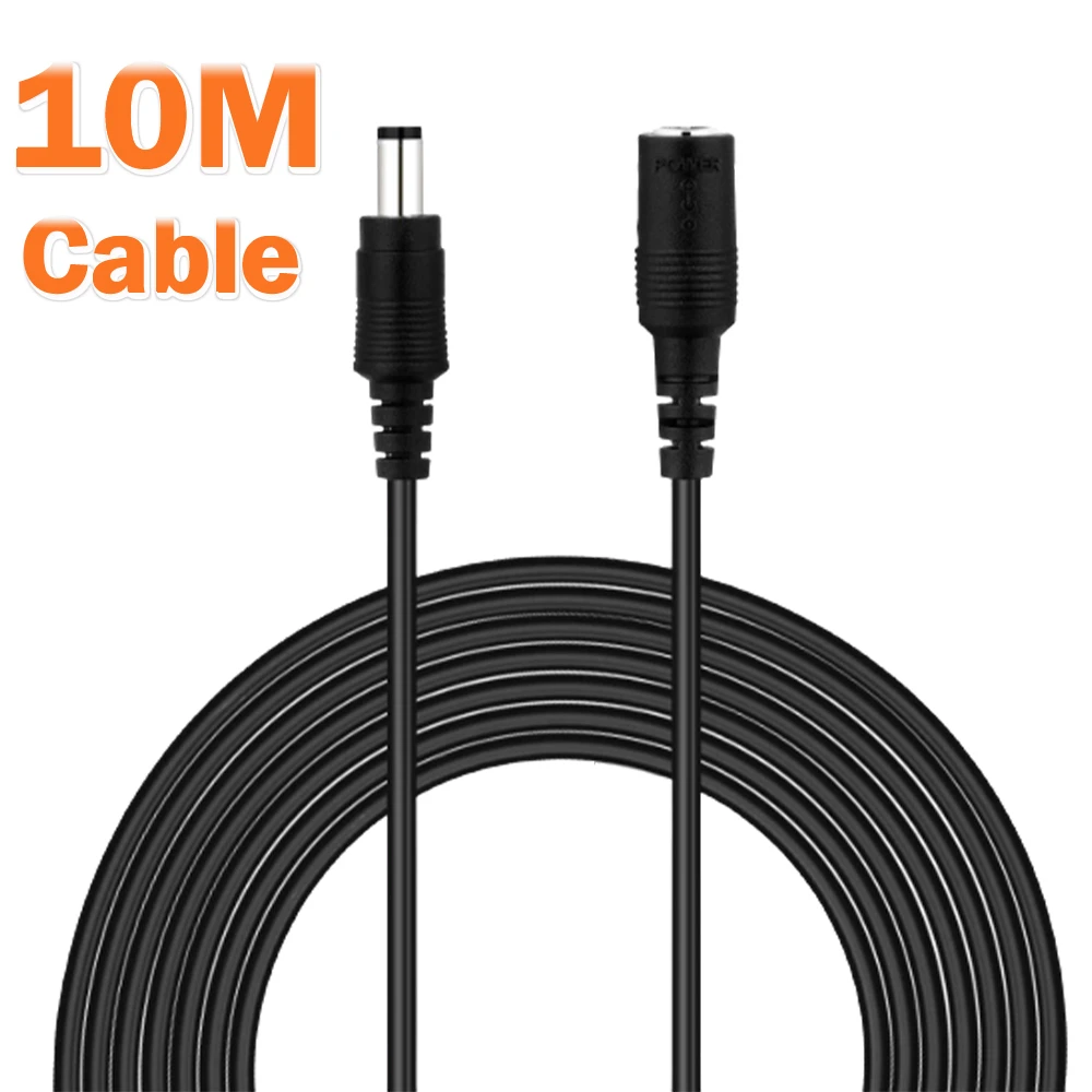 6 Meters Dc 12v Power 10m Extension Cable 5 5mmx2 1mm 20 Ft Dc Plug For Cctv Camera 12 Volt Extension Cord Transmission Cables Aliexpress