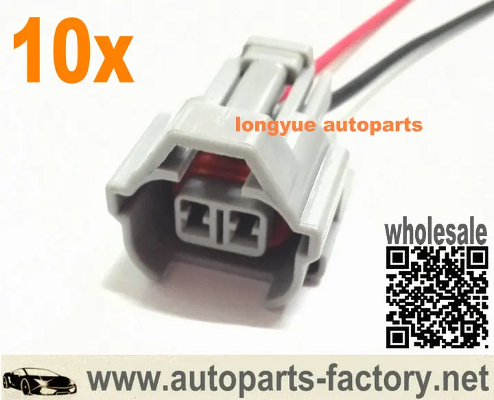 Longyue 10 шт. разъем топливного инжектора для NSO Nippon Denso Pigtail Toyota Sard Tomei Blitz HKS Helix|Кабели