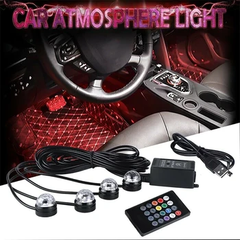 

Sound Control Atmosphere light Seat Ambient Decoration Multi Colors Car