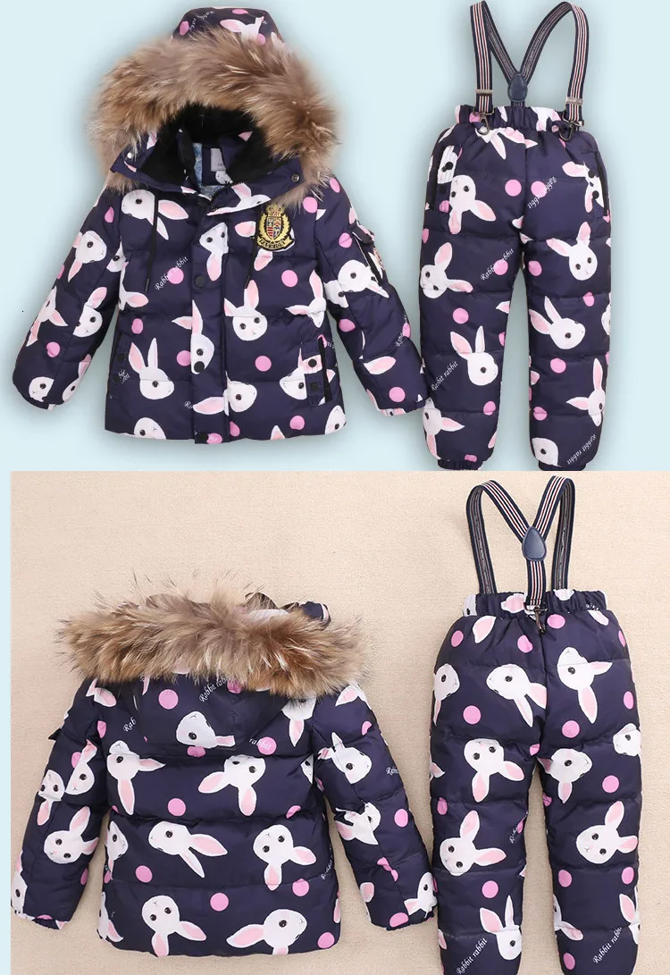 Распродажа, детский костюм с пуховиком теплое зимнее пальто для маленьких мальчиков, штаны комплект из 2 предметов, комплект детской одежды с натуральным мехом От 2 до 8 лет