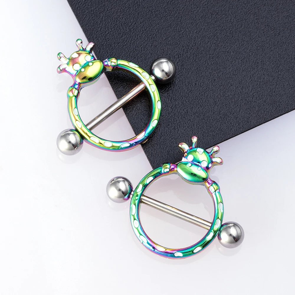 Piercing Bilanciere Kakonia Set Di 12 Piercing Per Capezzolo Da - Foto 5