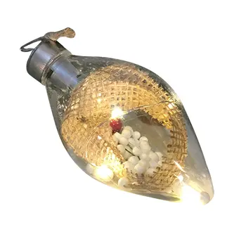 

Christmas Decorations With Lights Foam Particles Christmas Balls Cartoon Creative Decoration Christmas Atmosphere Lights