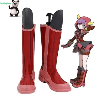 

Pokemon Omega Ruby Pokemon Pocket Monster Courtney Red Cosplay Shoes Long Boots Newest Custom Made For Halloween CosplayLove