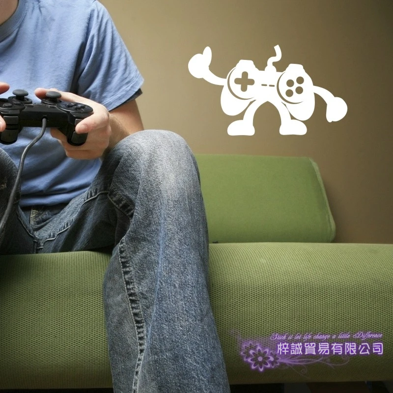 Super Video Game Sticker Play Room Decal Gaming Posters Gamer Vinyl Wall Decals Parede Decor Mural | Дом и сад