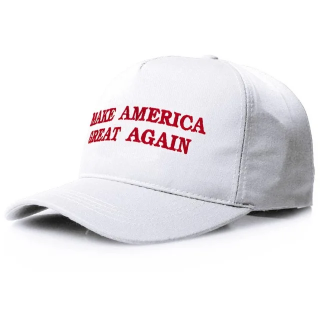 8-White.Red Новые толстовки с надписью «Make America Great Again» Трамп Бейсбол Кепки республиканский Бейсбол шляпа Кепки s вышитые Трамп шляпа президента - Цвет: 8-White.Red