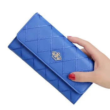 

Luxury Long Wallet for Women designer Purses Female fashion Leather Clutch money bag hand bag lady card Holder Phone coin pouch