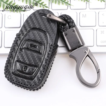 Portachiavi per auto in fibra di cuoio per Subaru BRZ Forester Legacy Outback WRX WRX STI Impreza XV Crosstrek Smart Remote Keyless Cover 2 Portachiavi per auto in fibra di cuoio per Subaru BRZ Forester Legacy Outback WRX WRX STI Impreza XV Crosstrek Smart Remote Keyless Cover - Portachiavi per auto in fibra di cuoio per Subaru BRZ Forester Legacy Outback WRX WRX