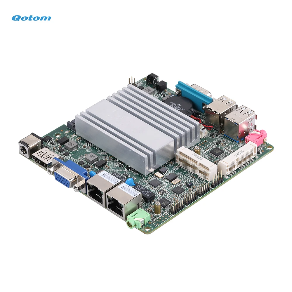 Материнская плата Qotom Mini ITX с процессором celeron j1900 на борту четырехъядерный