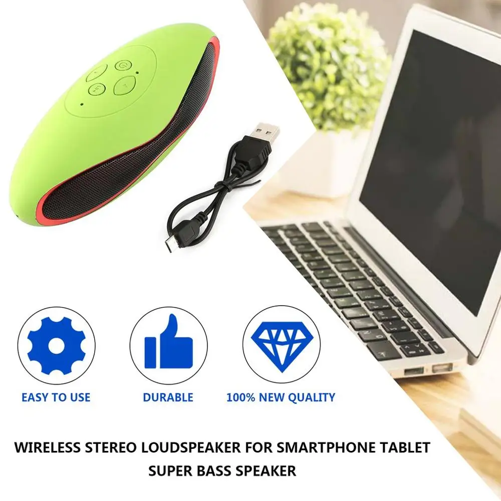 Мини Bluetooth динамик портативный беспроводной динамик звуковая система 3D стерео музыка объемный TF USB Super Bass Колонка акустическая система