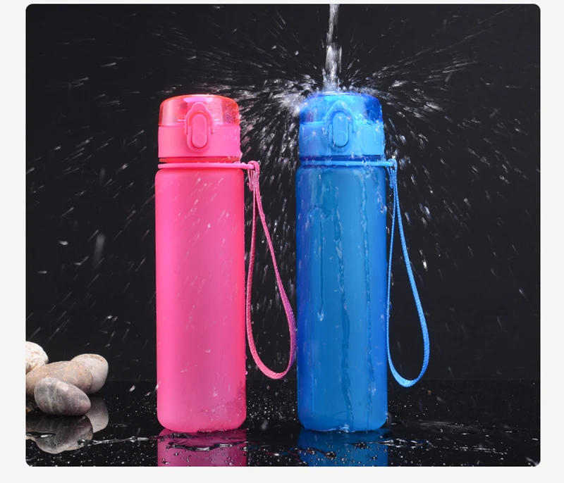 Чайник 600 мл пластиковый диспенсер для воды для путешествий студенческий Спорт на открытом воздухе, фитнес школьный портативный герметичный стакан бутылка для питьевой воды