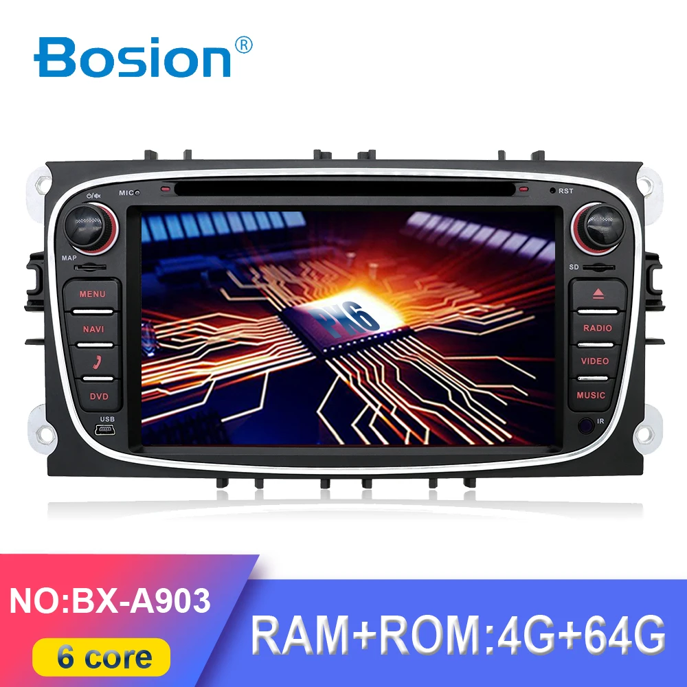 Автомагнитола PX6 4 Гб + 64 RK3399 DSP 2din Android 10 автомобильный Dvd для Ford focus Mondeo S-max smax Kuga c-max