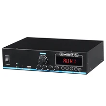 100 V-240 V 2*50 Вт динамик bluetooth стерео 2,0 Усилитель HiFi питание, дистанционное управление USB AUX микрофон Вход автоусилитель