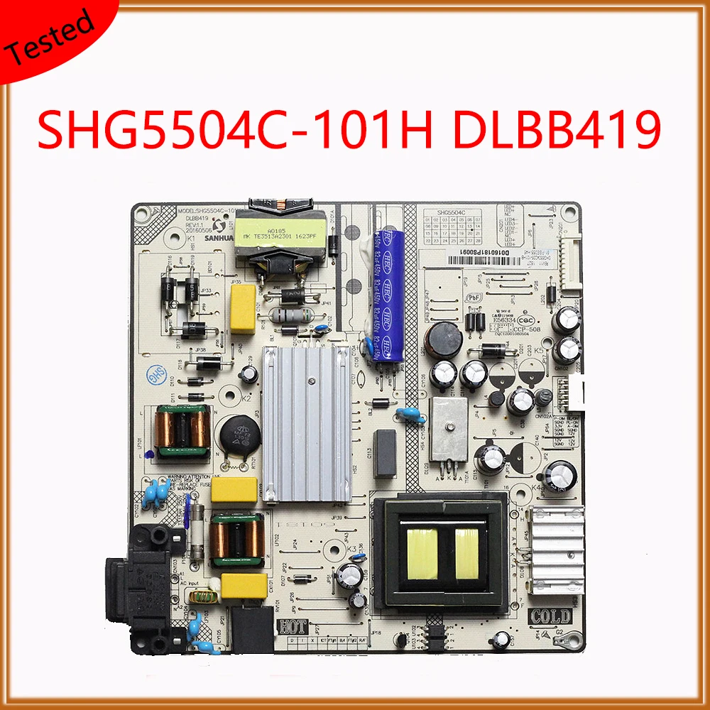 

SHG5504C-101H DLBB419 Power Supply Board Professional Equipment Original Power Support Board For TV Power Card SHG5504C 101H