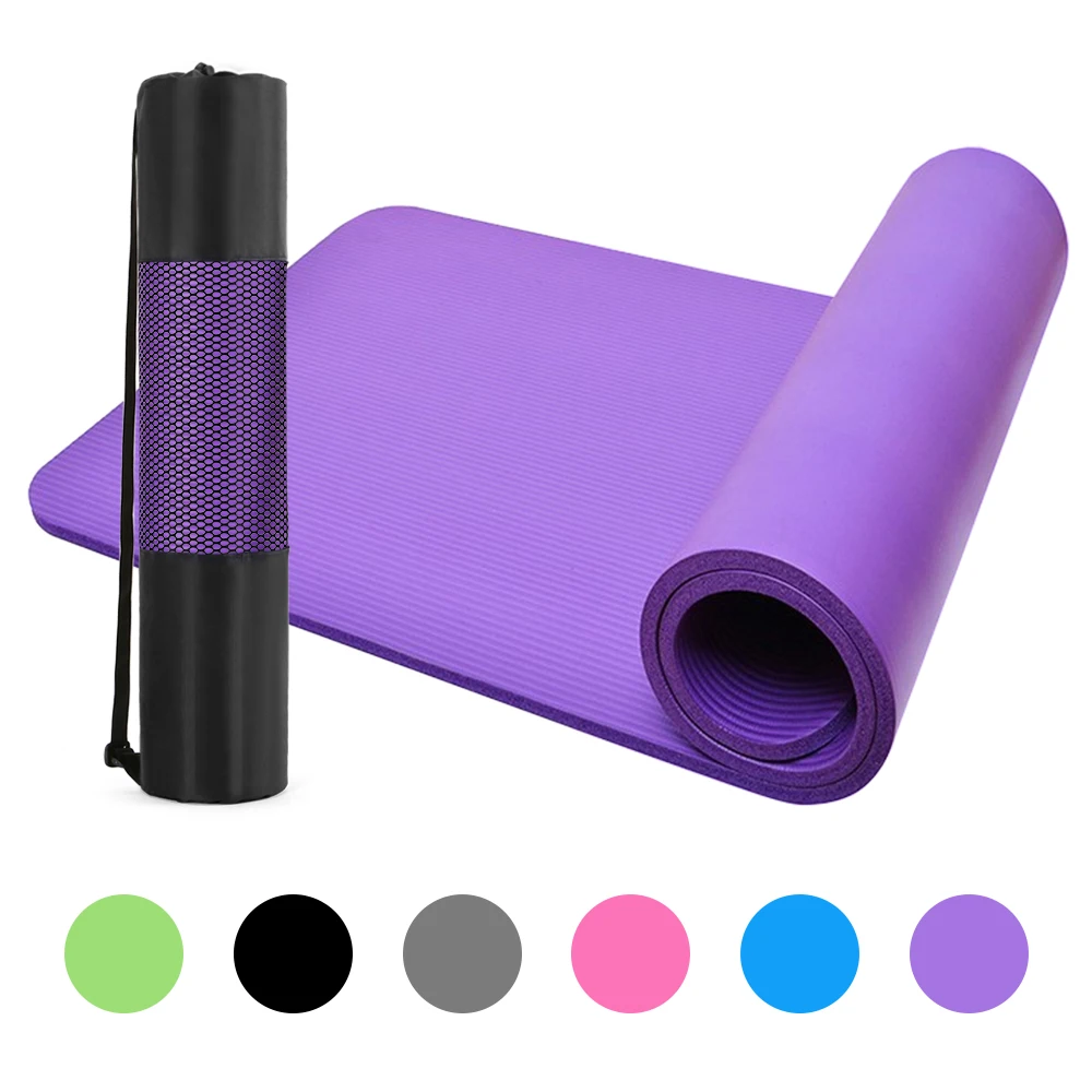 purple exercise mat