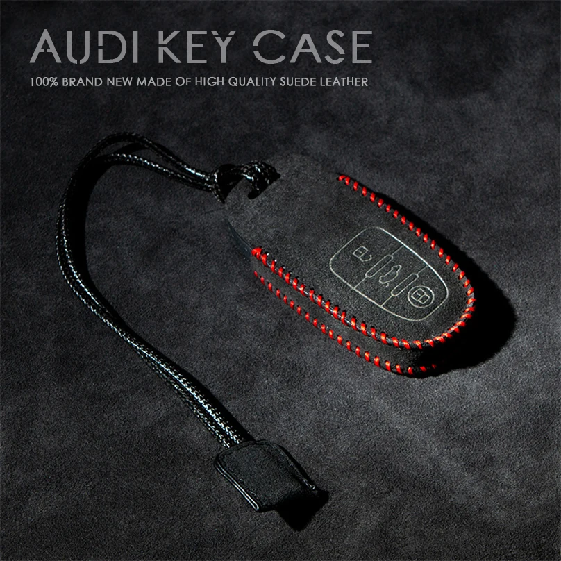 Чехол для ключа из матовой кожи Audi B6 B7 B8 A4 A5 A6 A7 A8 Q5 Q7 R8 TT S5 S6 S7 S8 SQ5 RS5 | Автомобили и