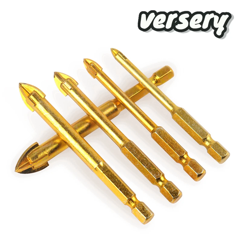 Free Shipping 5/6/8/10/12mm Hex Shank Tile Bits Glass Ceramic Concrete Hole Opener saw Tungsten Carbide Alloy Triangle Drill 3 16mm cross hex tile bits glass ceramic concrete hole opener alloy triangle drill tungsten carbide