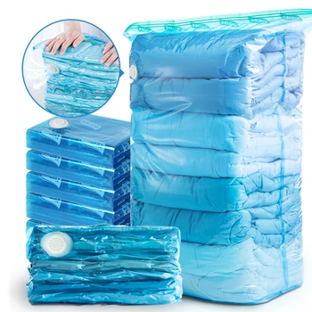 

Vacuum Bag Clothes Quilt Storage Bags Hand Compressed Saving Space Seal Packet Clothing Compression Organizer For Home Travel