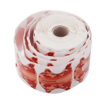 

500Pcs Nail Art Acrylic Tip Guide Gel Extension Nail Polish Styling Tools Curl Forms for Nails Care New Arrival