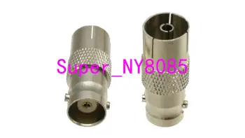 

10pcs BNC female jack to IEC PAL DVB-T TV female jack RF adapter connector