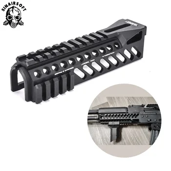 

6.5 Inch Tactical Gun Rail System GripExtend Picatinny Rail Handguard Cover for AK47 b10 Rifle Scopes Hunting Shooting