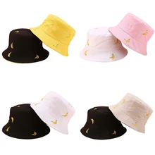 Летняя Солнцезащитная шляпа Рыбацкая шляпа фруктовая вишня Панама шляпа Двусторонняя Рыбацкая шляпа для мужчин и женщин