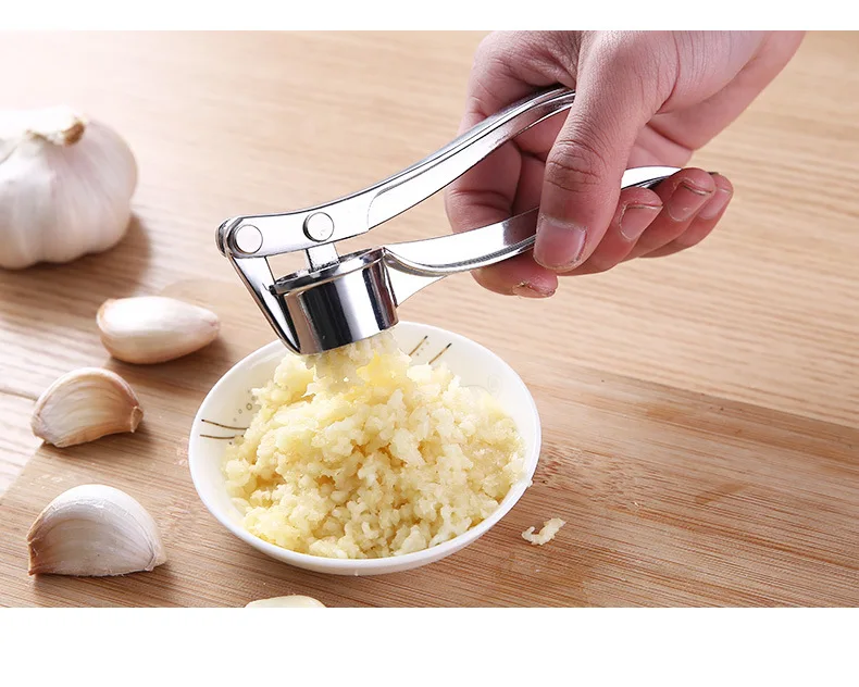 Imitating Stainless Steel Garlic Press Crusher Kitchen Cooking Vegetables Ginger Squeezer Masher Handheld Ginger Mincer Tools