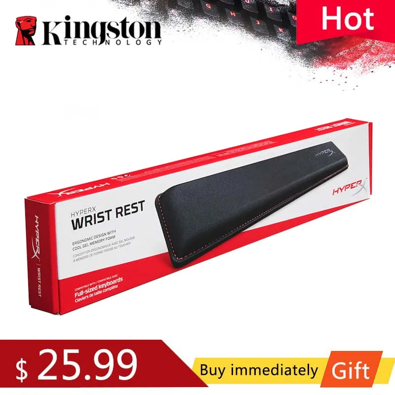 Подставка под запястье Kingston HyperX эргономичная гелевая клавиатура для клавиатуры