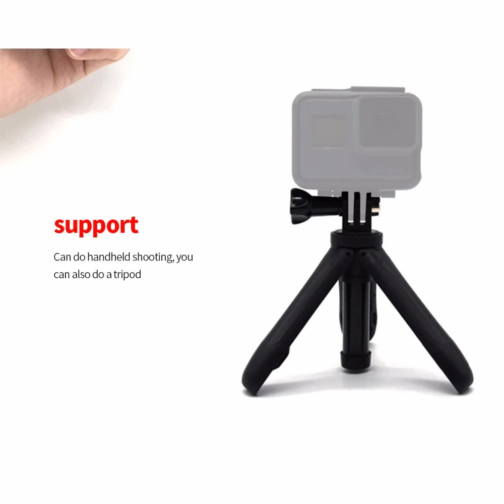 BGNing мини-удлинитель Настольный Штатив Кронштейн Держатель для GoPro Hero 7 6 5 черный Go Pro/YI Спортивная камера селфи палка