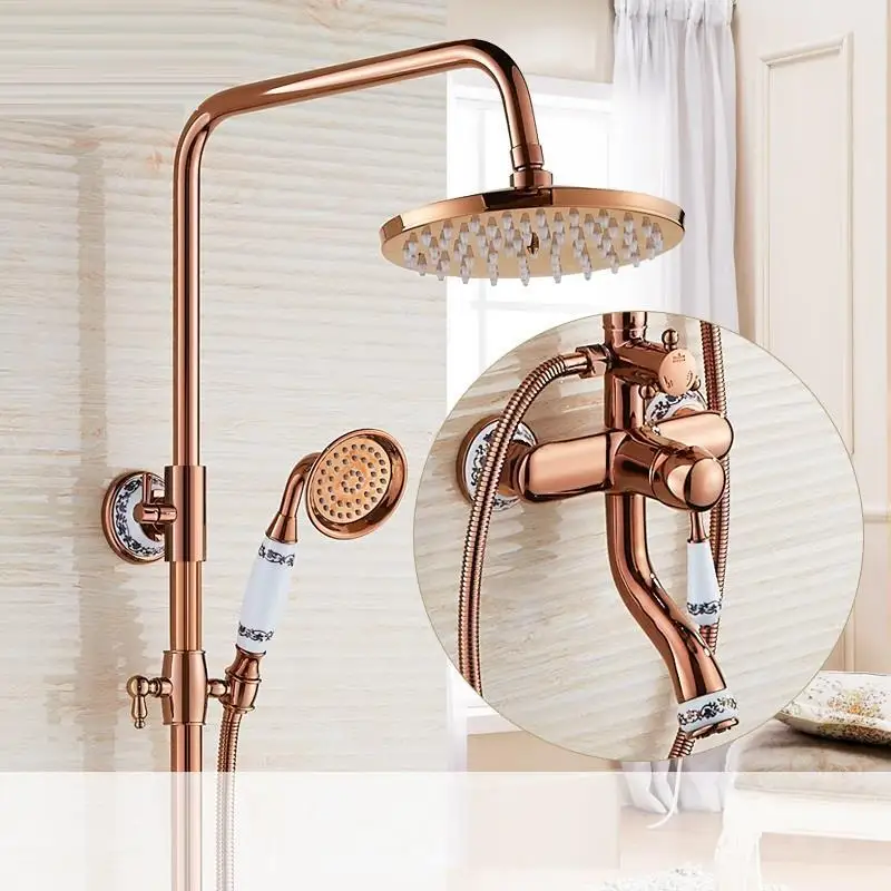 Number 4 De Bain Ducha Chuveiro Columna дуще Torneira умывальник Лонгборда сделать Banheiro Conjunto, с милыми лисами, Chuveiro Eletrico Ducha душ Ванная комната душа - Цвет: Number 4