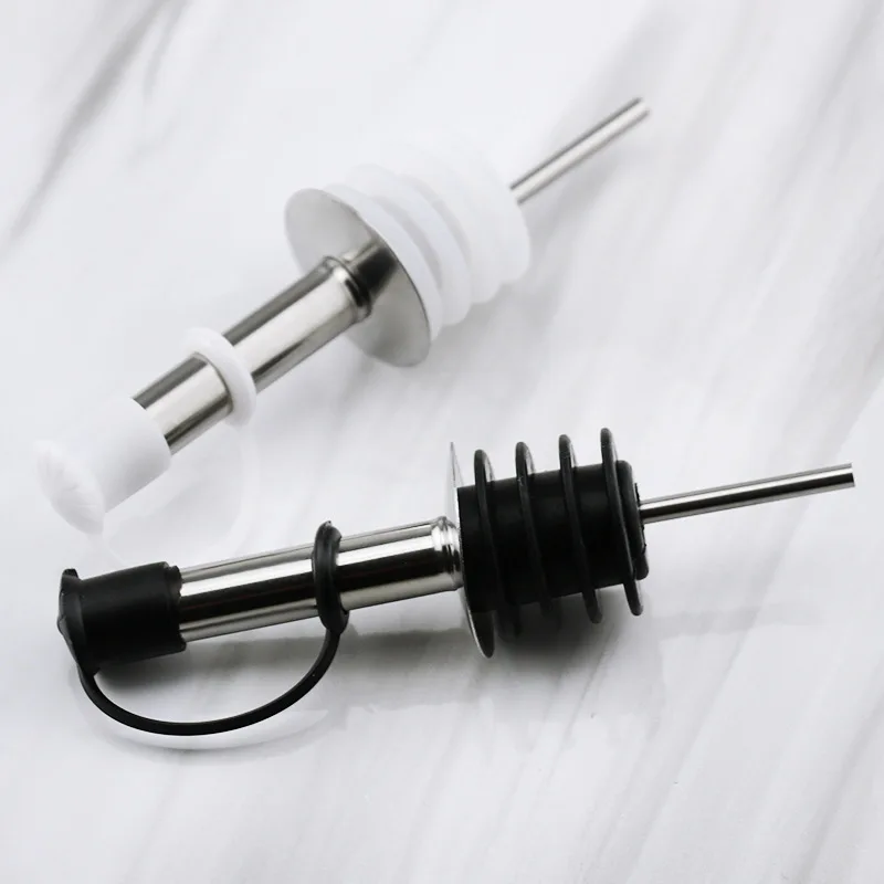Description Picture 3 of itemStainless Steel Wine Stopper Olive Pourer Dispenser Bottle Mouth With Stopper Kitchen Bar Tools