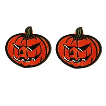 2 шт Хэллоуин Стикини груди пасти вышивка тыквы одноразовые накладки на грудь стикер для женщин леди